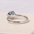 thumbnail image 2 of Real mystic topaz ring oval cut 8x6 mm rainbow topaz wedding ring gifts for women, 2 of 4
