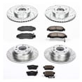 thumbnail image 3 of PowerStop Front and Rear Z23 Evolution Sport Carbon-Fiber Ceramic Brake Pad and Drilled & Slotted Rotor Kit Fits: ACURA HONDA ISUZU Select Models K705, 3 of 10