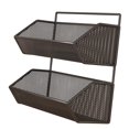 thumbnail image 4 of GROWTH TANK Double Layer Storage Basket Sturdy Hanging Fruit Basket for Kitchen Cabinets, 4 of 9