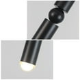 thumbnail image 4 of FSLiving Linear Look Adjustable Height J-Type Track Pendant Light Full Spectrum 7W Natural Plant Grow Light with Timer, 24 Hours Auto Juno Track System Accent Light for Large Plant Light(Black), 4 of 9