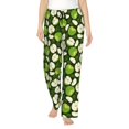 thumbnail image 1 of Balery Green Fruit Pantalones de pijama para mujer, pijamas ultraligeros, pantalones de estar por casa-3X-Large, 1 of 6
