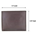 thumbnail image 3 of Slim Men's Wallet Thin Bifold Leather RFID Blocking Minimalist Front Pocket Mens Brown Wallet Cazoro, 3 of 9