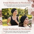 Soft Stretch Turban Cap for Women, Versatile Chemo Headwear & Head Wrap ...