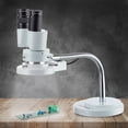 thumbnail image 2 of AmScope 8X Binocular Gooseneck Arm Stereo Microscope with 8W Flourescent Ring Light, 2 of 6