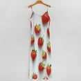 thumbnail image 5 of Lots of Little Strawberries Sleeveless Dress Loose Women's Dress Dresses Luxury Evening Dresses, 5 of 9