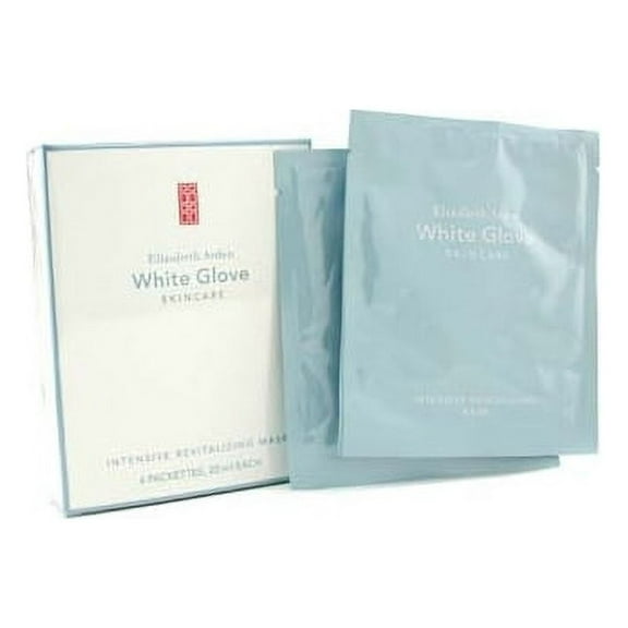 Elizabeth Arden White Glove Extreme Skin Care Intensive Revitalizing Mask 4 Packets Each 0.68 Oz