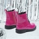 thumbnail image 4 of Bota DREAM PAIRS Kbo211 con cierre lateral rosa para niña talla 8, 4 of 6