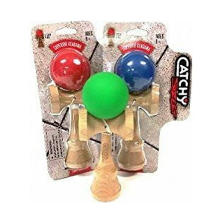 YoYoFactory Catchy Street Kendama with Sticky Paint (Colors Vary)
