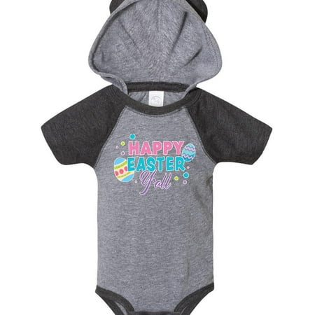 

Inktastic Happy Easter Yall with Easter Eggs Gift Baby Boy or Baby Girl Bodysuit