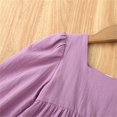 thumbnail image 5 of FDDMis Burgundy Dress Red Dresses Black Long Sleeve Dress Infant Christmas Dress Long Short Dress Hawaiian Dress Girls Christmas Outfits, Purple 3-4 Years, 5 of 6