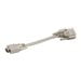 Hd15 Video Cable - C2G Video Y Splitter 8in One HD15 VGA Male to Two HD15 VGA Female Y-Cable - VGA splitter - 7.9 in