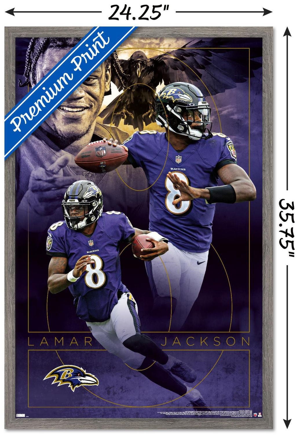NFL Corbeaux de Baltimore - Lamar Jackson 20