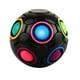 thumbnail image 1 of Pelota Puzzle Arco Iris Antiestrés - Material ABS, Diseño 12 Agujeros, Educativo - Niños/Adultos Rompecabezas/Viajar, 1 of 8