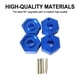 thumbnail image 4 of Vogacara RCGOFFLOW-Soporte hexagonal de rueda fuerte de aleación de aluminio para adaptador 1/16 HSP 94186, pieza de coche de control remoto, Kits de construcción modelo Dorado, 4 of 6