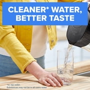 (2 pack) Brita Elite 6-Cup, Black Plastic Water Filtration Pitcher, Reduces Lead