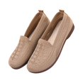 thumbnail image 3 of Willtoo Women Orthopedic Shoes Mesh Breathable Walking Shoes Knitting Non Slip Flat Loafers Sneakers Lightweight Slip On Flats, 3 of 5