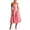 Hot Pink, variant on Women's Gingham Midi Dress Trendy 2026 Y2k Sleeveless Square Neck A-Line Drop-Waist Wedding Guest Dresses