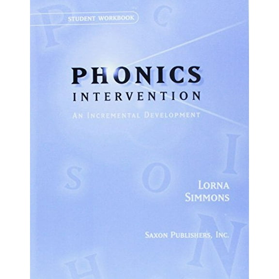 Pre-Owned Saxon Phonics Intervention: Student Workbook (Paperback) 1565772318 9781565772311