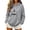 Gray, variant on Juebong fashion Women's Graphic Halloween Hoodie Vintage Distressed Dark Tone Witch Printed Sweatshirt Solid Color Long Sleeve Hooded Pullover with Kangaroo Pocket Loose Fit Casual Fall Outwear