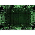 thumbnail image 1 of Ahgly Company Indoor Rectangle Abstract Emerald Green Modern Area Rugs, 7' x 9', 1 of 4