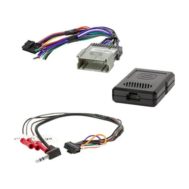 Scosche GM2000SW-WM1 Wiring Harness Compatible w/ 2000-13 General Motors Retains Steering Controls