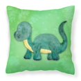 thumbnail image 1 of "Treasures BB7404PW1818 Brontosaurus Watercolor Outdoor Canvas Pillow, Multicolor" Caroline's Treasures BB7404PW1818, 1 of 1