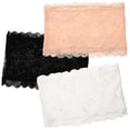 thumbnail image 4 of Women's Floral Lace Stretch Strapless Transparent Bandeau Bra - XL, 4 of 4