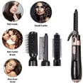 thumbnail image 3 of Yolispa Hair Dryer Brush,4 in 1 Hot Air Brush for Straightening/Curling/Drying,for Women Hair Dryer Styler and Volumizer Hair Curler Straightener Blow with Comb,Detachable Design for Travel Salon, 3 of 11