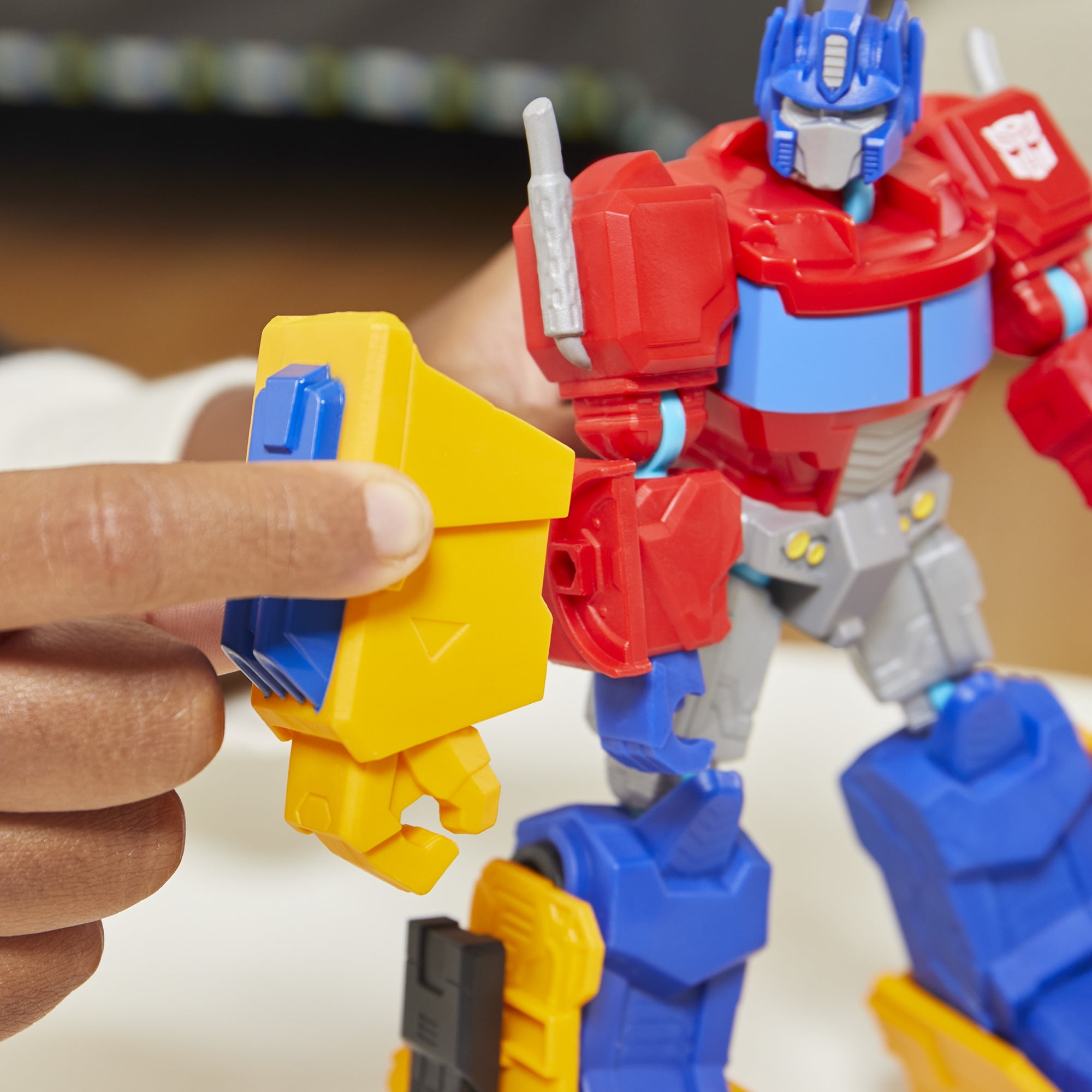 MixMashers Transformers Optimus Prime Toy, 5” (12 cm) Mix-&-Match Deluxe Figure, 4+