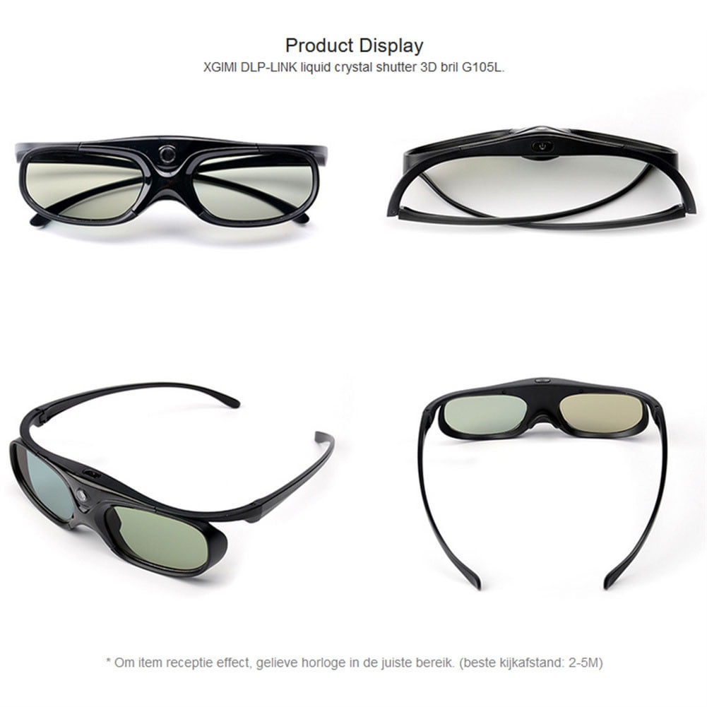 XGIMI Accessories Shutter 3D Glasses Virtual Reality LCD Glass for XGIMI H1/ XGIMI Z4 Aurora/XGIMI Z3 Built-in Battery 