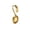 Round spoon, variant on Stainless Steel Curved Handle Serving Spoon for Buffet Seafood Sushi Distribution Gold Metal Catering Utensil for Western Self Service Restaurant and Daily Meal Serving