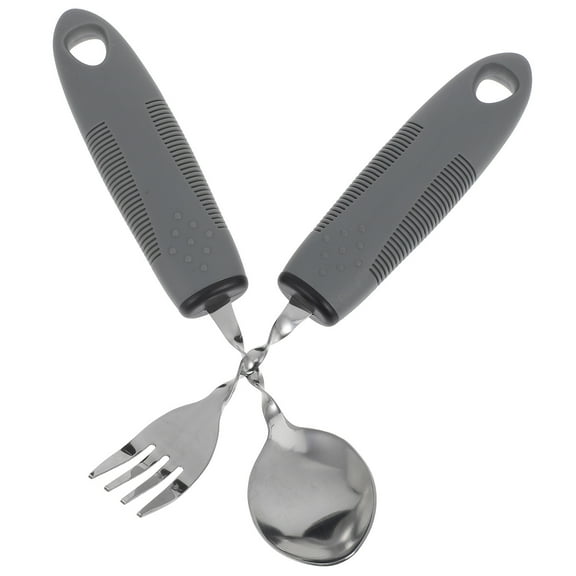 2 Pcs Silverware for Arthritic Hands Built up Utensils Elder