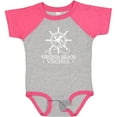 thumbnail image 3 of Inktastic Virginia Beach VA Nautical Boys or Girls Baby Bodysuit, 3 of 5