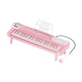 thumbnail image 4 of Teclado de electrónico con micrófono, 37 teclas, juguete musical, teclado de digital para niños de 3 a 6 años, regalo de cumpleaños Rosa, 4 of 8