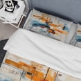 thumbnail image 4 of Designart "Retro Reflections Colorful Mid Century Vibes III" Abstract Bedding Covert Set - Abstract Midcentury Multi-Color Mid-Century Bed Set With 2 Shams, 4 of 6