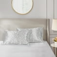 thumbnail image 2 of Madison Park Essentials Satin 2 King Luxury Pillowcases in Gray Leopard, 2 of 8
