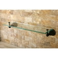 thumbnail image 3 of Kingston Brass Heritage Wall Mounted Glass Bathroom Shelf, 3 of 6