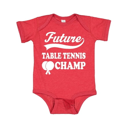 

Inktastic Future Table Tennis Champ Gift Baby Boy or Baby Girl Bodysuit