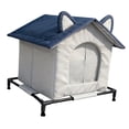 thumbnail image 3 of Casa para gatos callejeros al libre, resistente a intemperie, versátil, impermeable, suministros para mascotas, refugio para gatos salvajes, Grande, 3 of 10