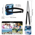 thumbnail image 3 of HAWEE Multifunction Phone Bag One Shoulder Phone Waist Bag Diagonal Cross Bag Smart Phone Case Outdoor Bag Triple Zip Hipster, 3 of 6