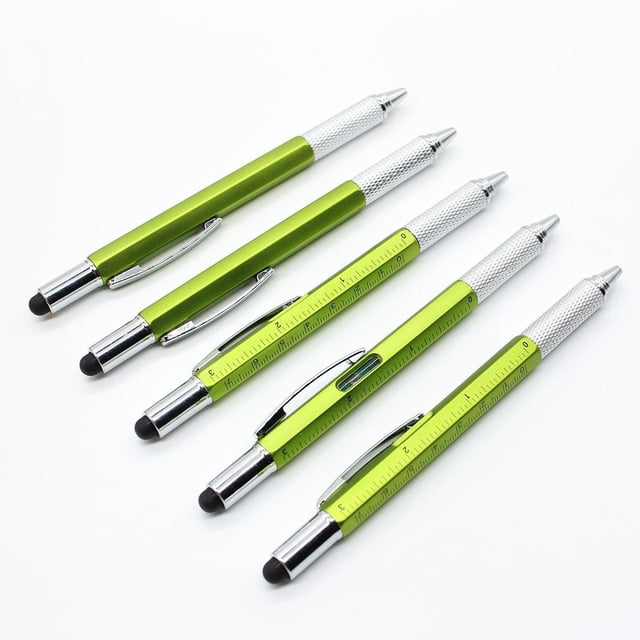 CEHVOM 6 In 1 Multi-Functional Stylus Pen With Clip Smooth Writing For Men, Father, Husband Gifts Clearance
