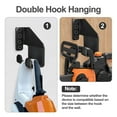 thumbnail image 5 of 2pcs Chainsaw Holders, TSV Heavy-Duty Chainsaw Hanger, Chainsaw Wall Mount Bracket for Garage Organization, Storage Shed Organizer - Black, 5 of 7