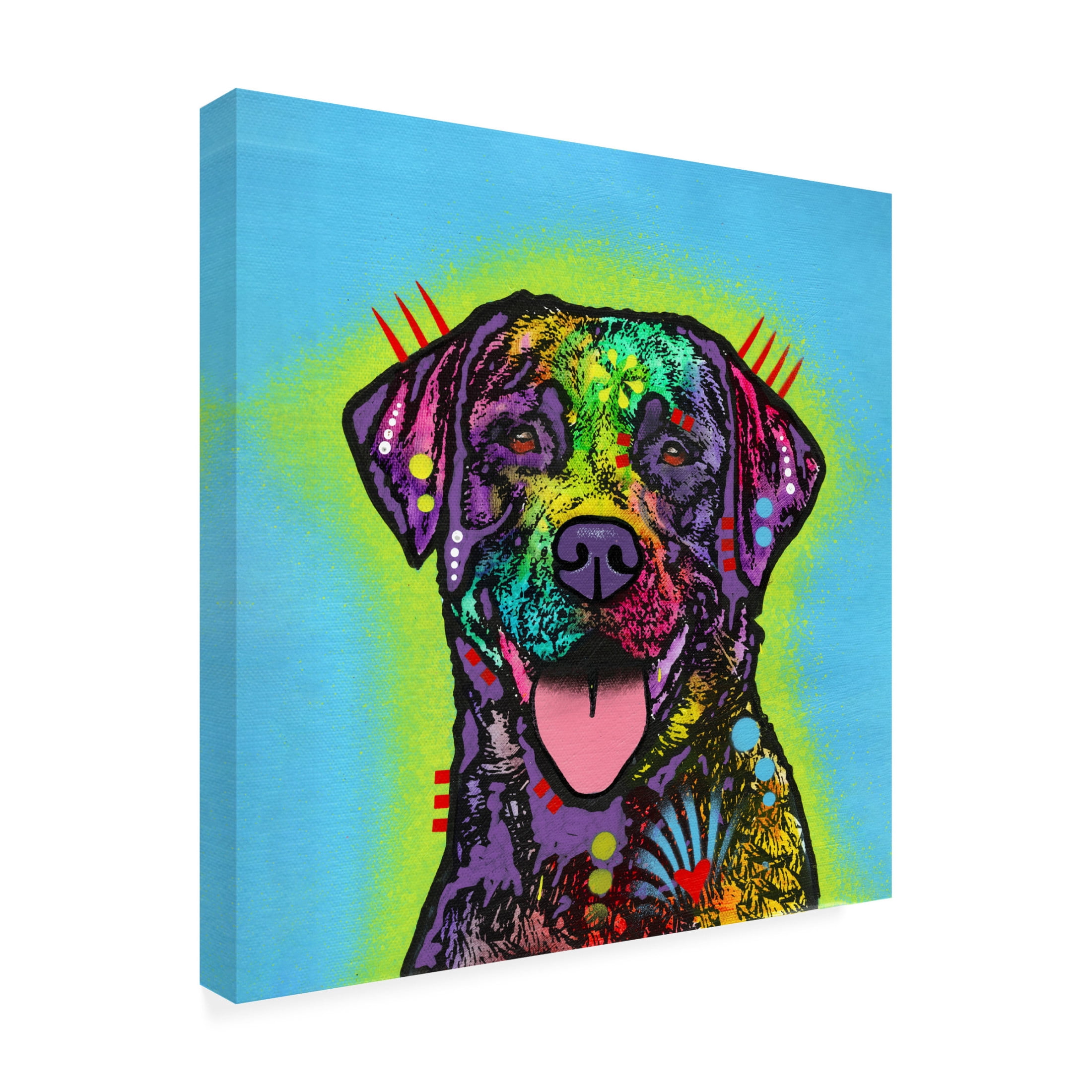 Canvas Wall Art - Dean Russo 'Lab' Wall Art for Living Room, Bedroom, or Office Décor by Trademark Fine Art - 24 x 24 Inches