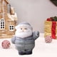 thumbnail image 1 of mfyjkho Mini figura navideña de Papá Noel, decoración navideña de plástico, 3 x 3 x 3 cm, suministros para fiestas navideñas, decoración del hogar, 1 pieza, 1 of 7