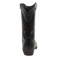 thumbnail image 3 of Kensie Girl Zip-up Toddler Heel Cowgirl Boots - Black, 6, 3 of 8