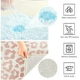 thumbnail image 7 of Coolnut Pink Leopard Print Bath Rugs, Soft and Absorbent Bathroom Rug Non Slip Plush Bath Mat Floor Mat Machine Washable Bath Floor Rug for Bathroom Floor, Kitchen ,and Shower Home Decor Gifts, 7 of 7