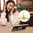 thumbnail image 7 of for Samsung S23 Ultra Case, Galaxy S23 6.8" Case Slim Lightweight Ring Holder Kickstand Magnetic Car Mount Supported Electroplated Women Men Case for Samsung Galaxy S23 Ultra 6.8"-Black, 7 of 7