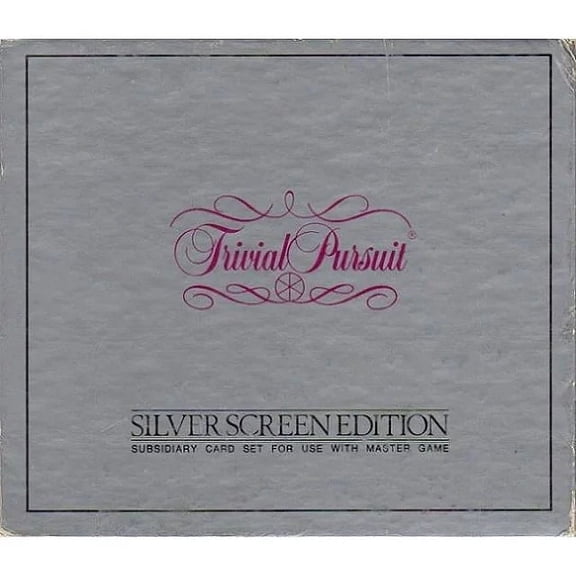 Parker Brothers Trivial Pursuit Silver Screen Edition Subsidiary Card Set