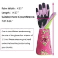 thumbnail image 3 of Guantes protectores de codo a prueba de espinas para mujer, guantelete de jardín con mangas largas, guantes largos de jardinería para mujer Xemadio XM111, 3 of 9