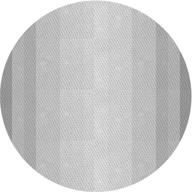 Ahgly Company Tapis Rond Lavable en Machine Intérieur Transitionnel Gris Foncé, 7 Pieds Rond